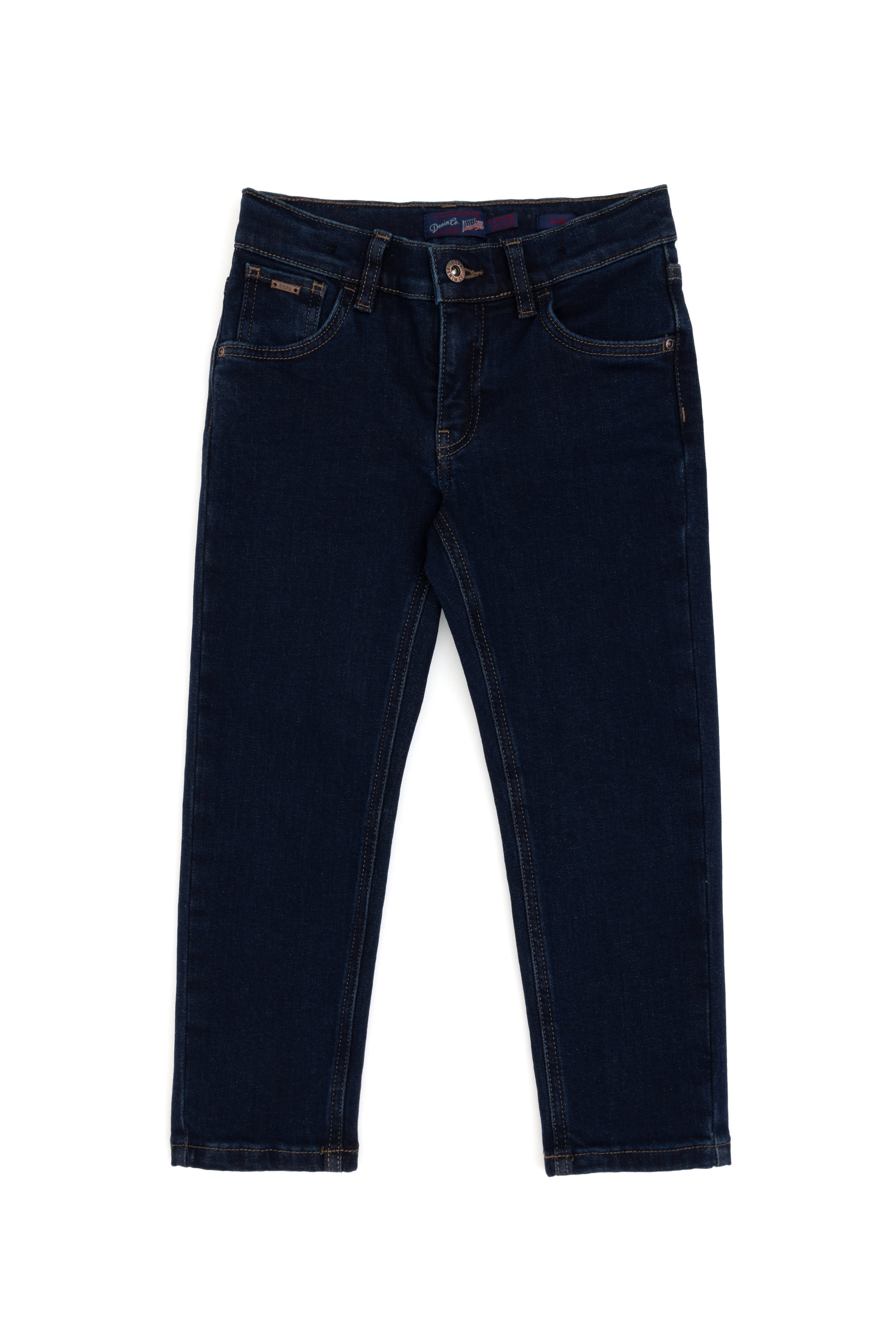 Erkek Çocuk Slim Fit Koyu Mavi Jean Pantolon