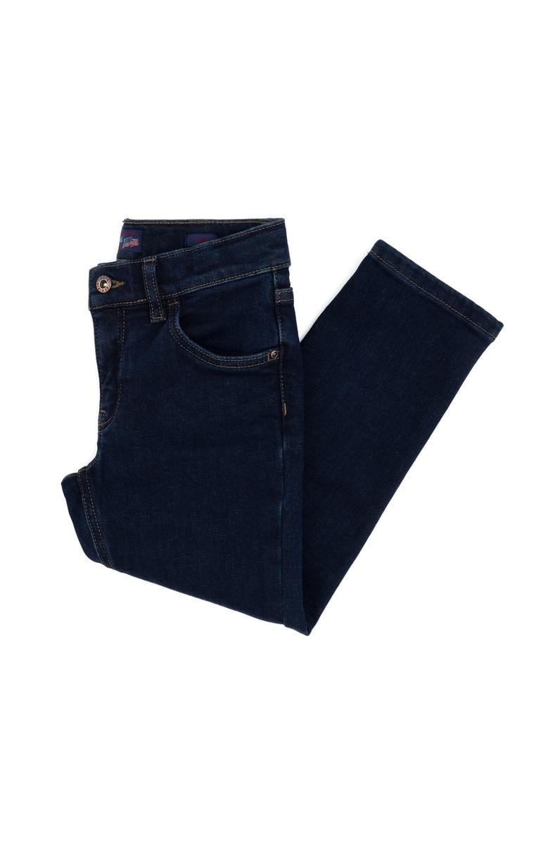 Erkek Çocuk Slim Fit Koyu Mavi Jean Pantolon