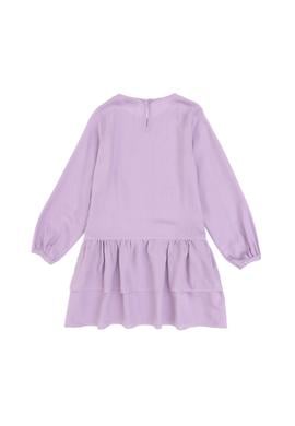 Kız Çocuk Lila Dokuma Elbise - 50314341001