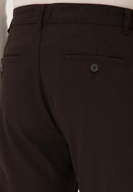 Erkek Kahverengi Kanvas Pantolon - 50311987191