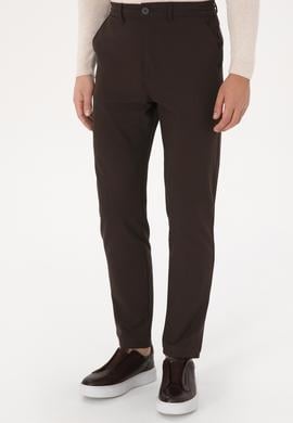 Erkek Kahverengi Kanvas Pantolon - 50311987191