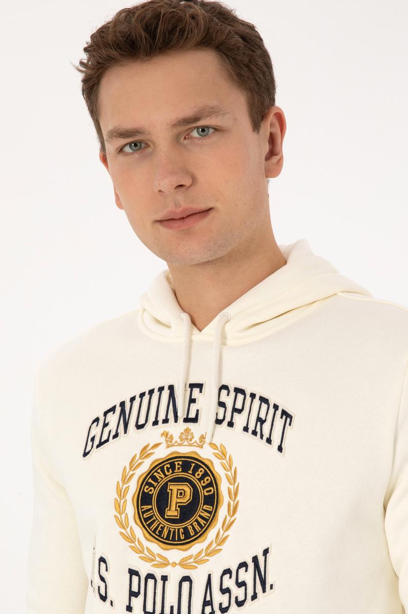 Erkek Krem Sweatshirt