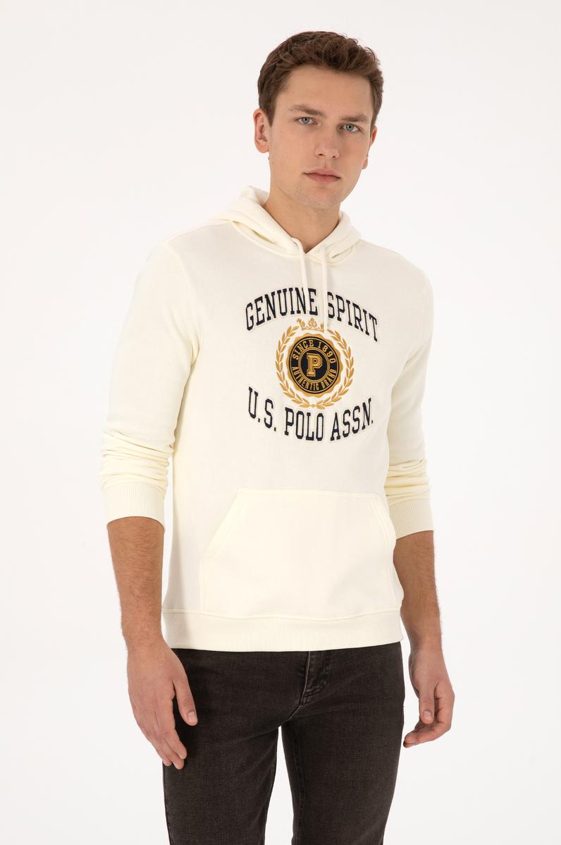 Erkek Krem Sweatshirt