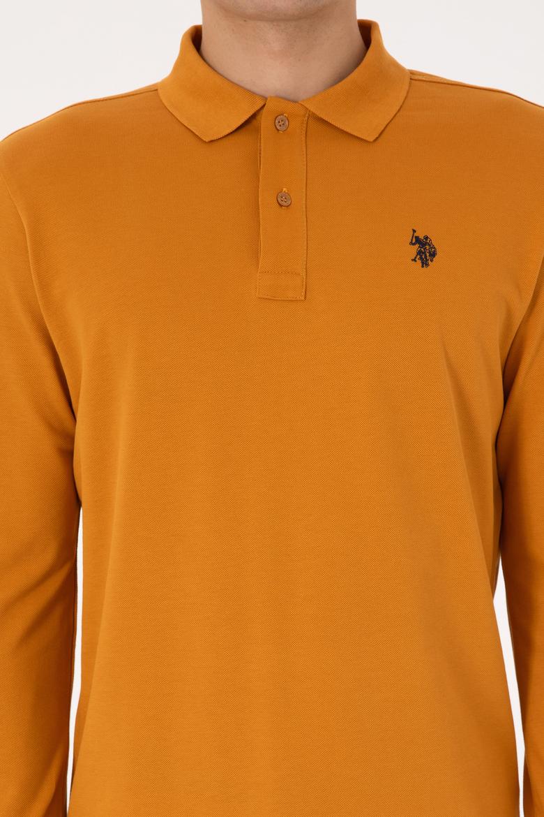 Erkek Hardal Basic Sweatshirt - 50307688179