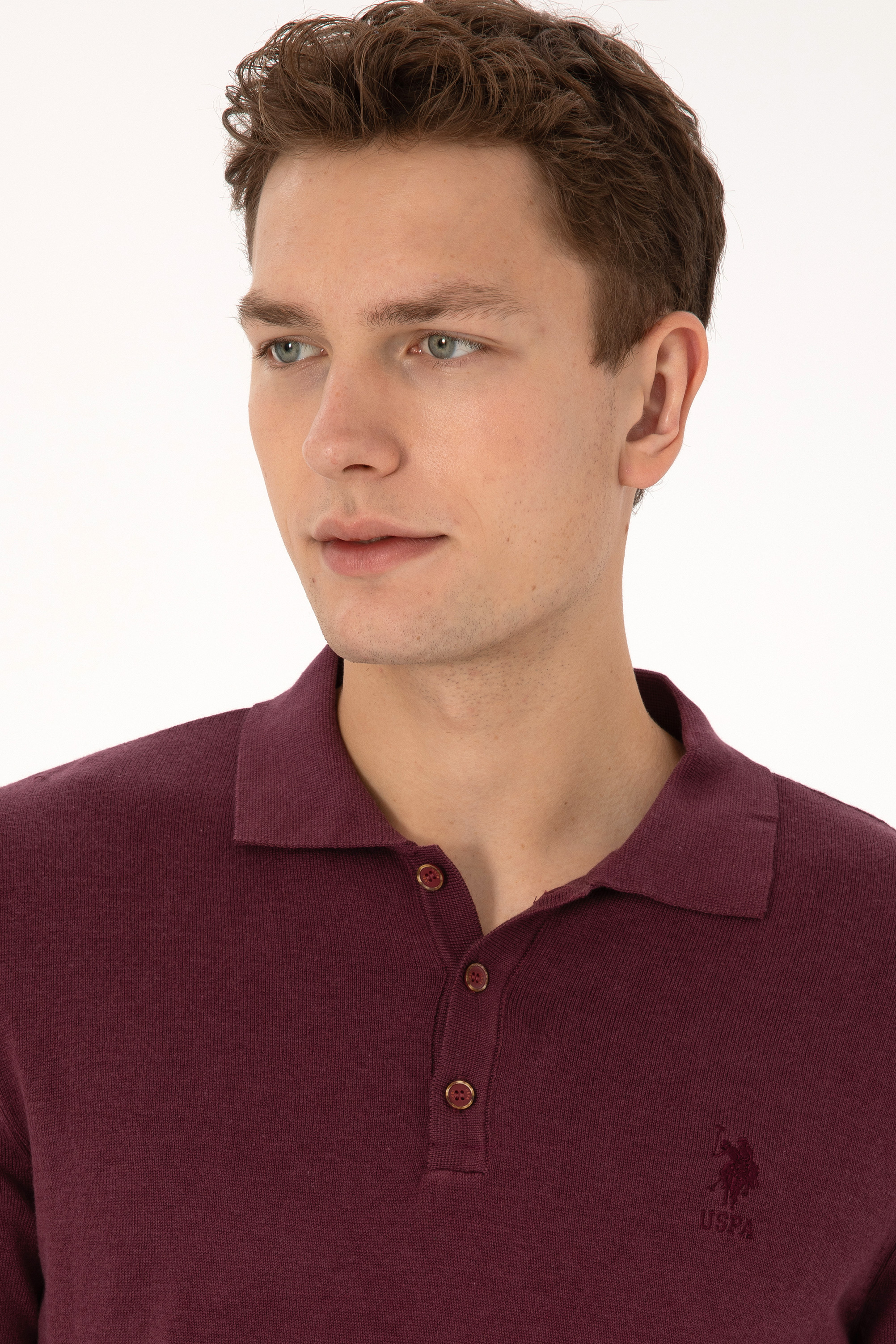 Erkek Bordo Basic Kazak - 50307799041