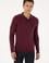 Erkek Bordo Basic Kazak
