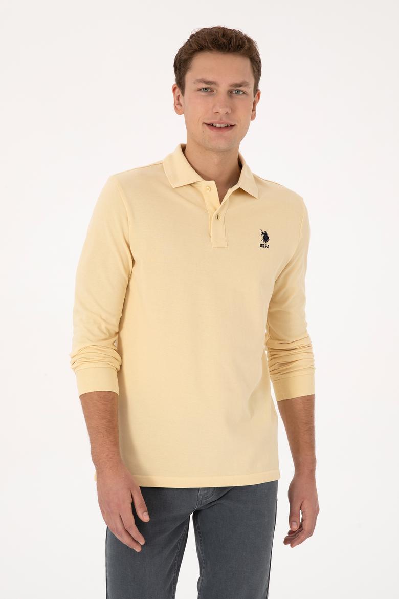 Erkek Beyaz Basic Sweatshirt