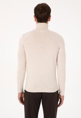 Erkek Krem Melanj Basic Kazak - 50307760068