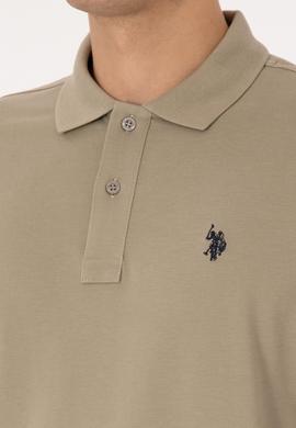 Erkek Açık Haki Basic Sweatshirt - 50307688149