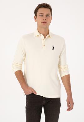 Erkek Krem Basic Sweatshirt - 50307692058