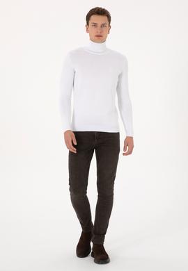 Erkek Beyaz Basic Kazak - 50307760005