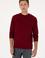 Erkek Bordo Basic Sweatshirt