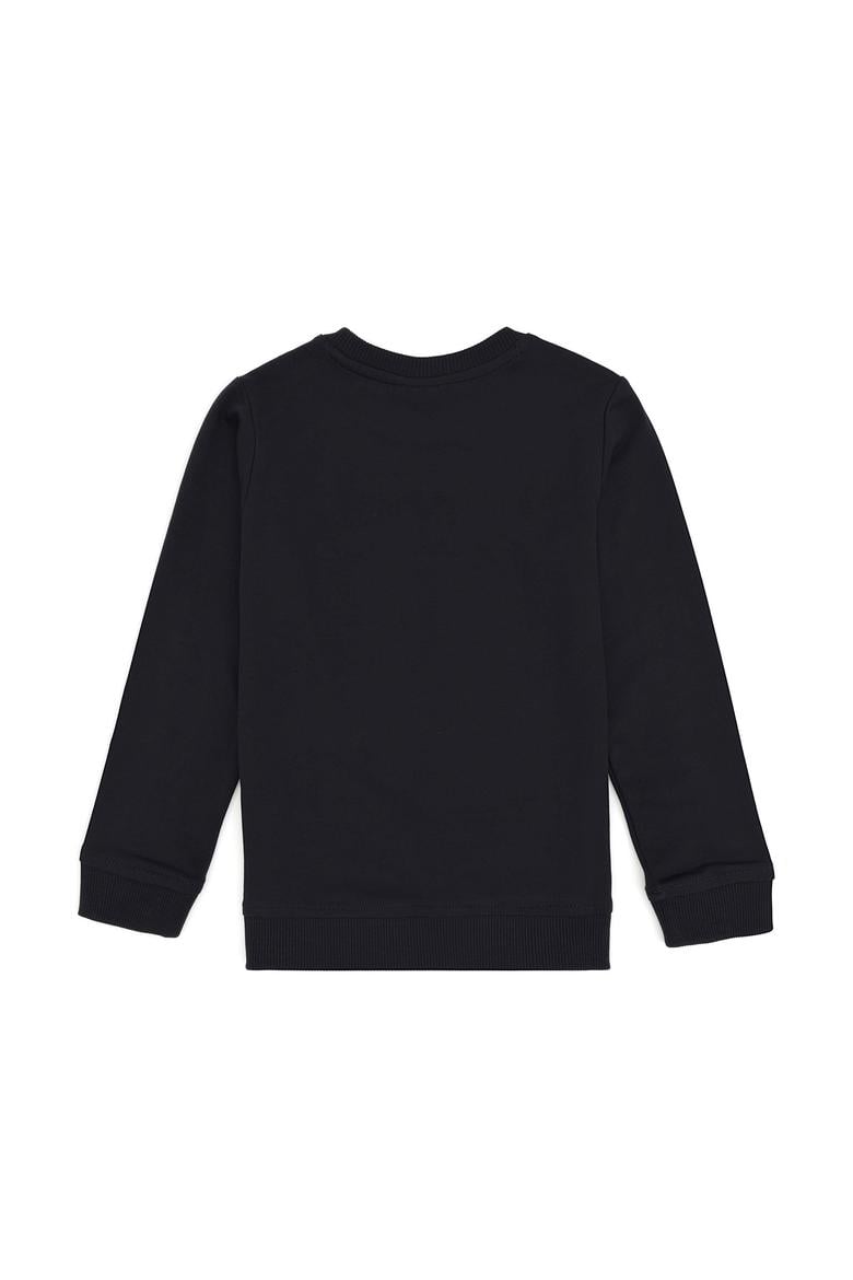 Erkek Çocuk Siyah Bisiklet Yaka Basic Sweatshirt - 50313979075