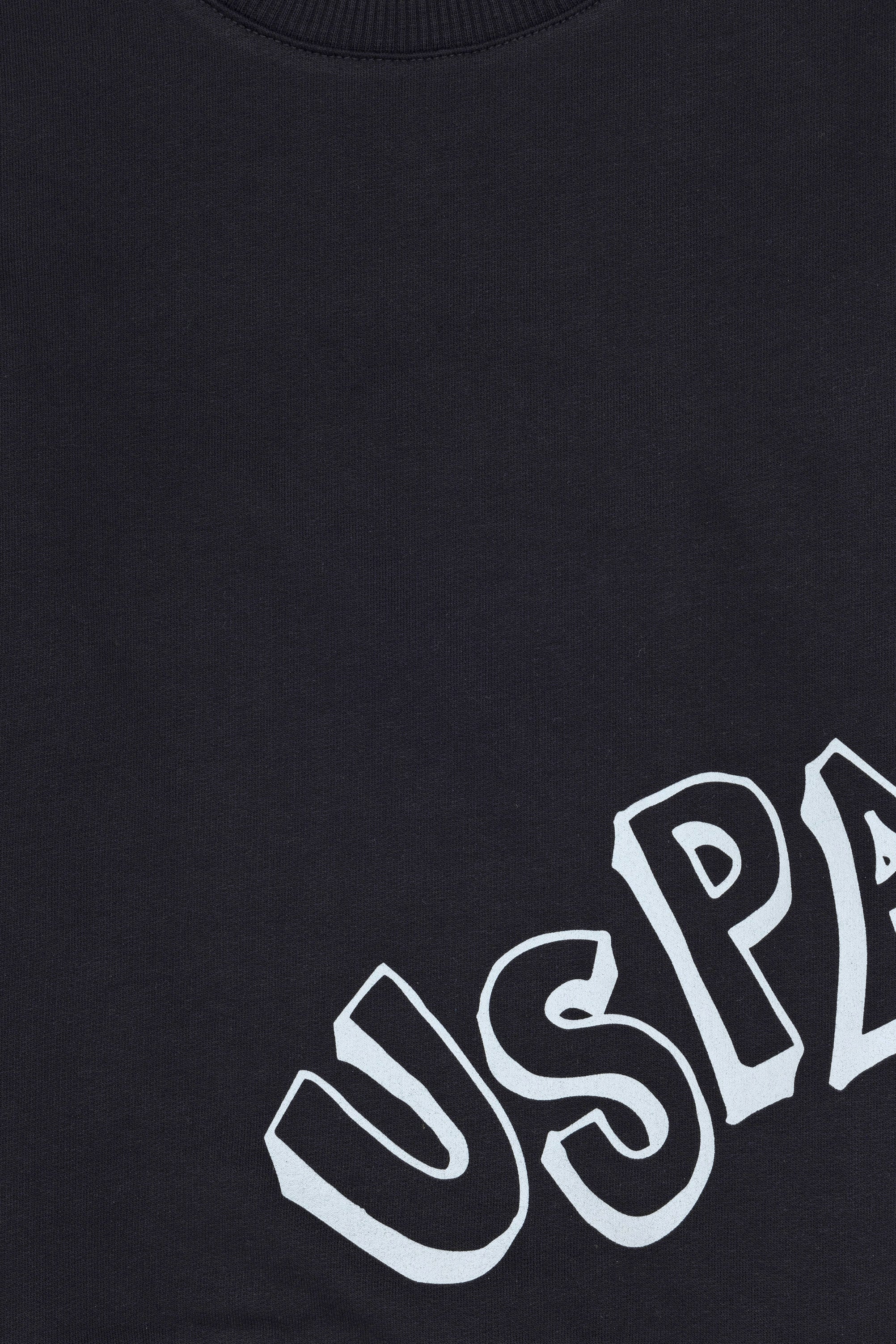 Erkek Çocuk Siyah Bisiklet Yaka Basic Sweatshirt - Image 5