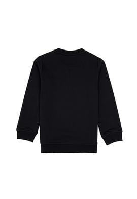 Erkek Çocuk Siyah Bisiklet Yaka Basic Sweatshirt - 50313830013