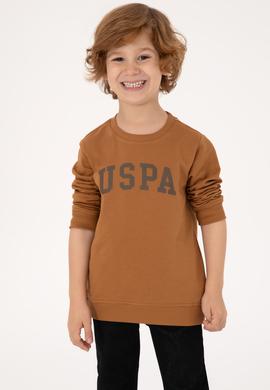 Erkek Çocuk Camel Basic Bisiklet Yaka Sweatshirt - 50313830209