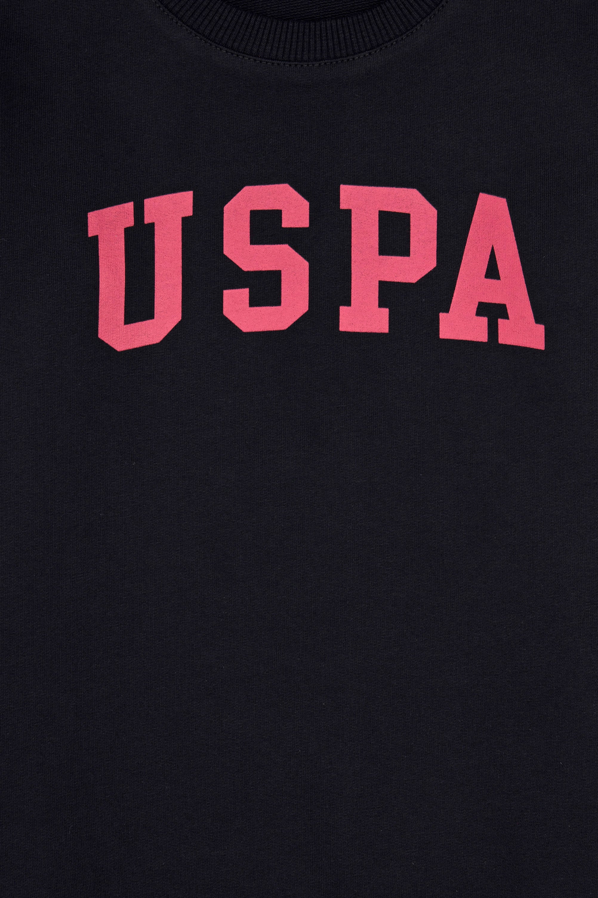 Erkek Çocuk Siyah Bisiklet Yaka Basic Sweatshirt - Image 5