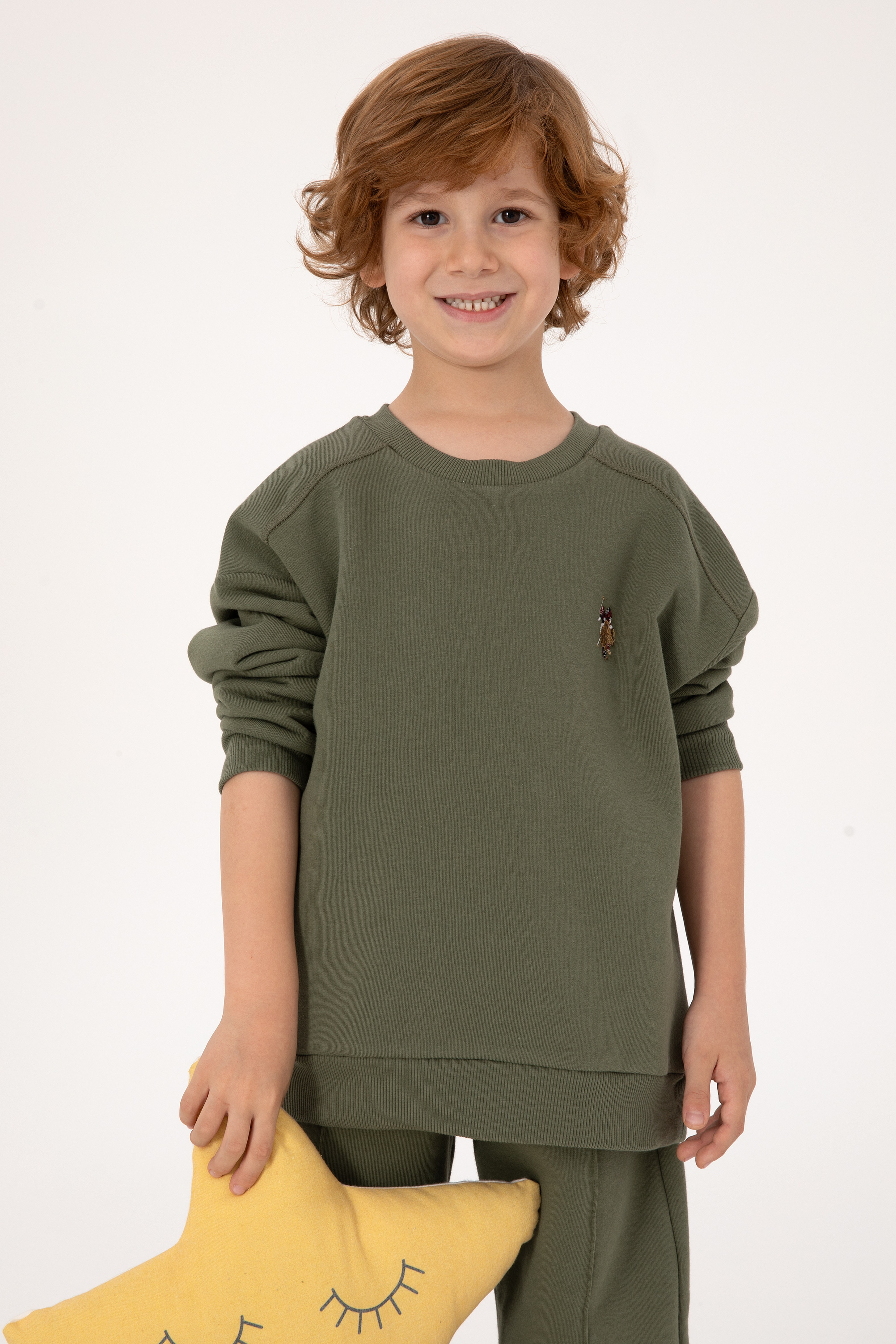 Erkek Çocuk Haki Pijama Takımı - Image 3