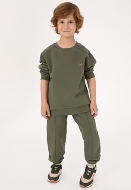 Erkek Çocuk Haki Pijama Takımı - 50318689003