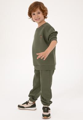 Erkek Çocuk Haki Pijama Takımı - 50318689003