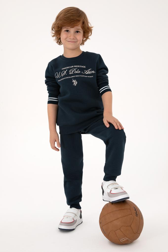 Erkek Çocuk Lacivert Pijama Takımı