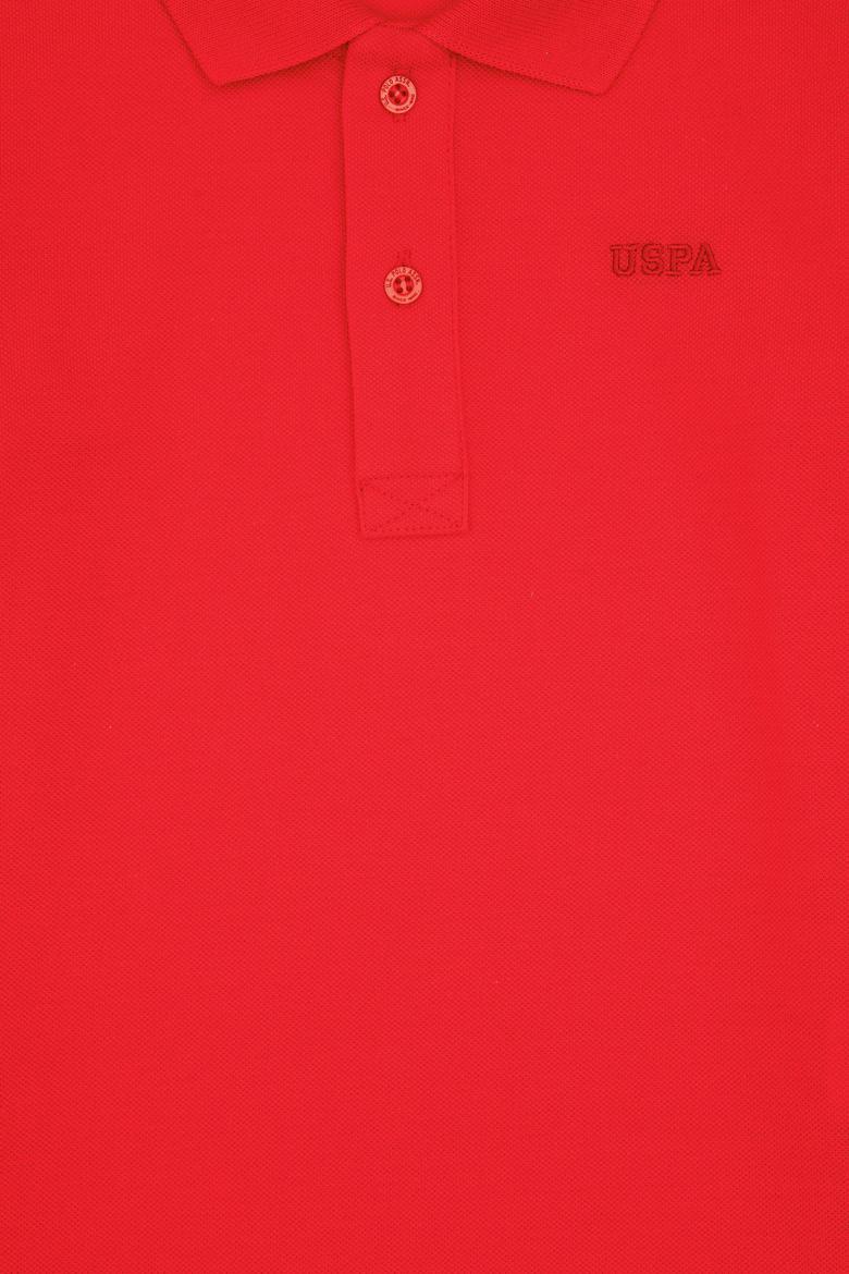 Erkek Çocuk Kırmızı Basic Polo Yaka Sweatshirt - 50313790070