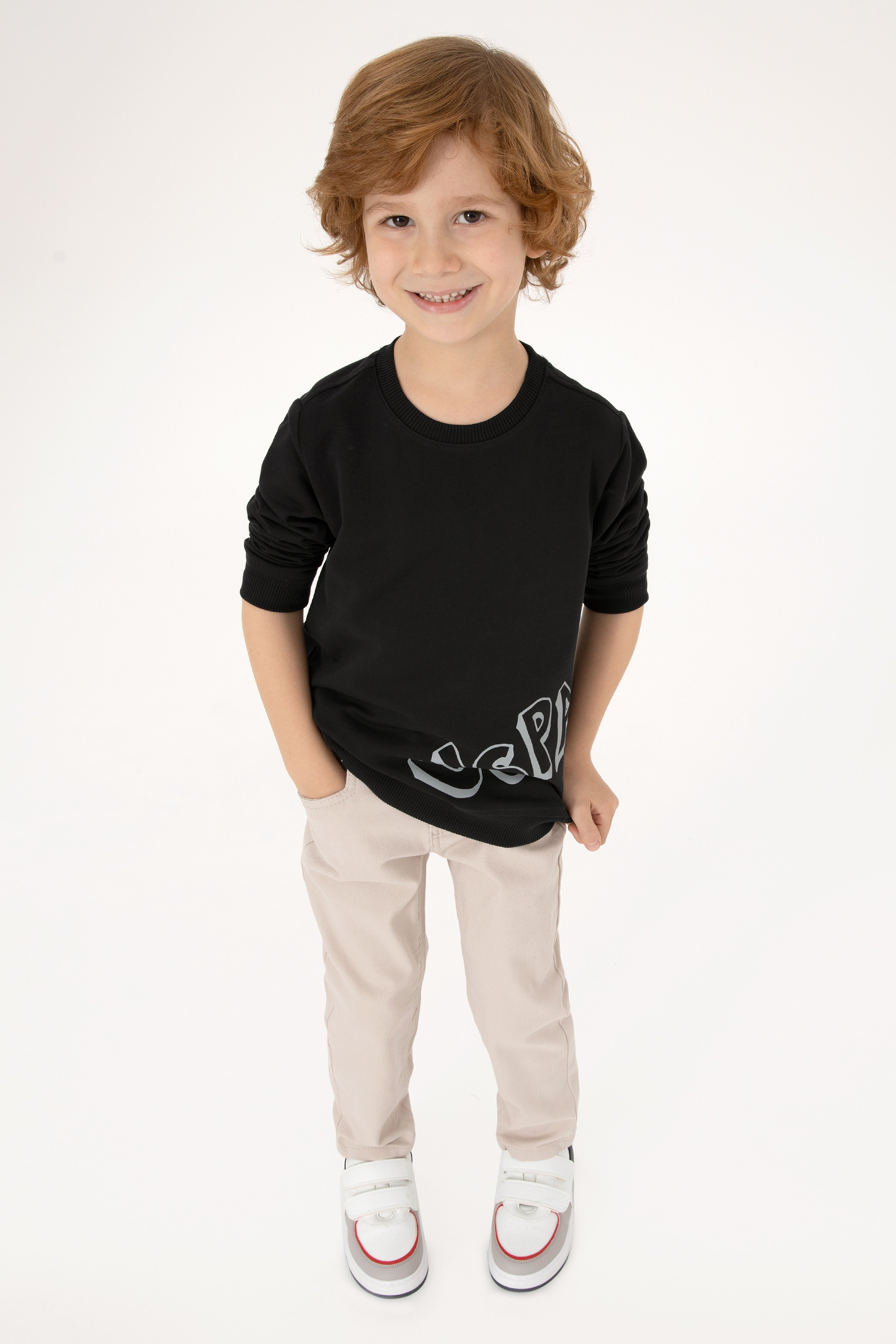 Erkek Çocuk Taş Kanvas Pantolon - Image 2