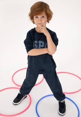 Erkek Çocuk Lacivert Pijama Takımı - 50318690003