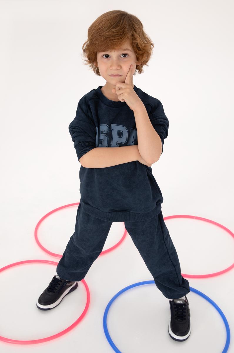 Erkek Çocuk Lacivert Pijama Takımı