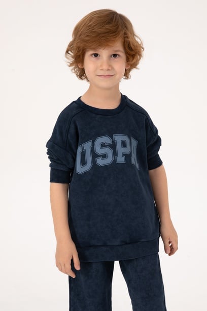Erkek Çocuk Lacivert Pijama Takımı