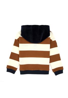 Erkek Çocuk Camel Kapüşonlu Sweatshirt - 50308539030