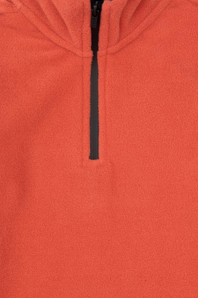 Erkek Çocuk Gül Kurusu Fermuarlı Yaka Sweatshirt - 50313841040