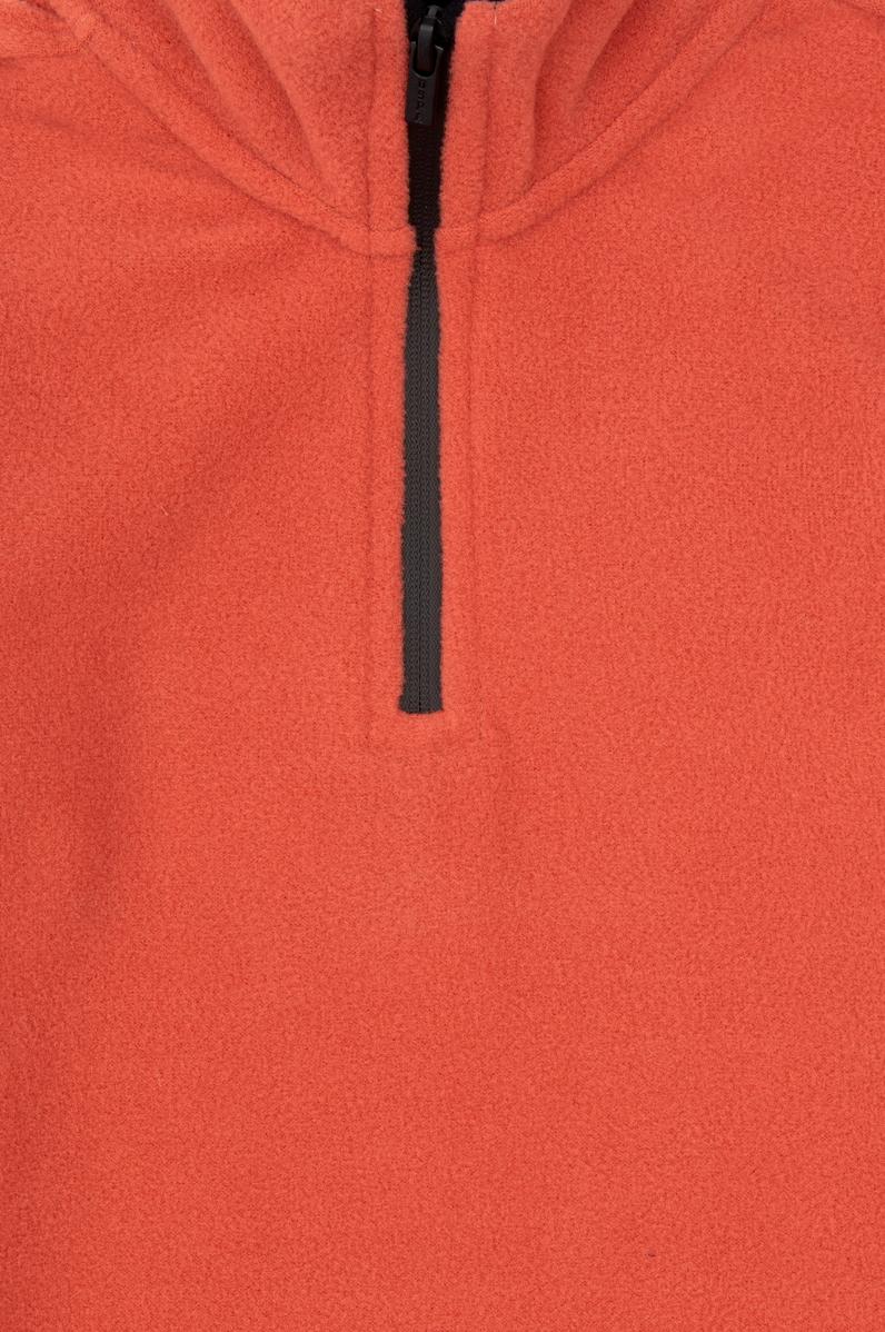 Erkek Çocuk Gül Kurusu Fermuarlı Yaka Sweatshirt