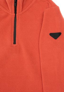 Erkek Çocuk Gül Kurusu Fermuarlı Yaka Sweatshirt - 50313841040