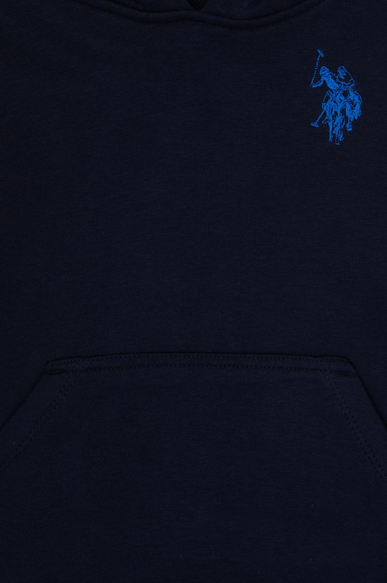 Erkek Çocuk Lacivert Basic Kapüşonlu Sweatshirt