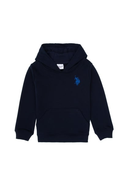 Erkek Çocuk Lacivert Basic Kapüşonlu Sweatshirt