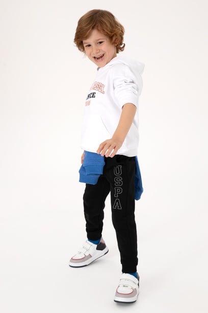 Erkek Çocuk Beyaz Sweatshirt