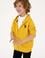 Erkek Çocuk Sarı Fermuarlı Kapüşonlu Sweatshirt