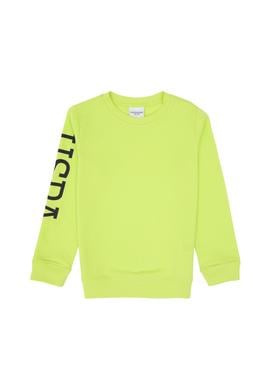 Erkek Çocuk Yeşil Basic Bisiklet Yaka Sweatshirt - 50313831003