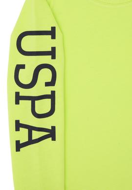 Erkek Çocuk Yeşil Basic Bisiklet Yaka Sweatshirt - 50313831003