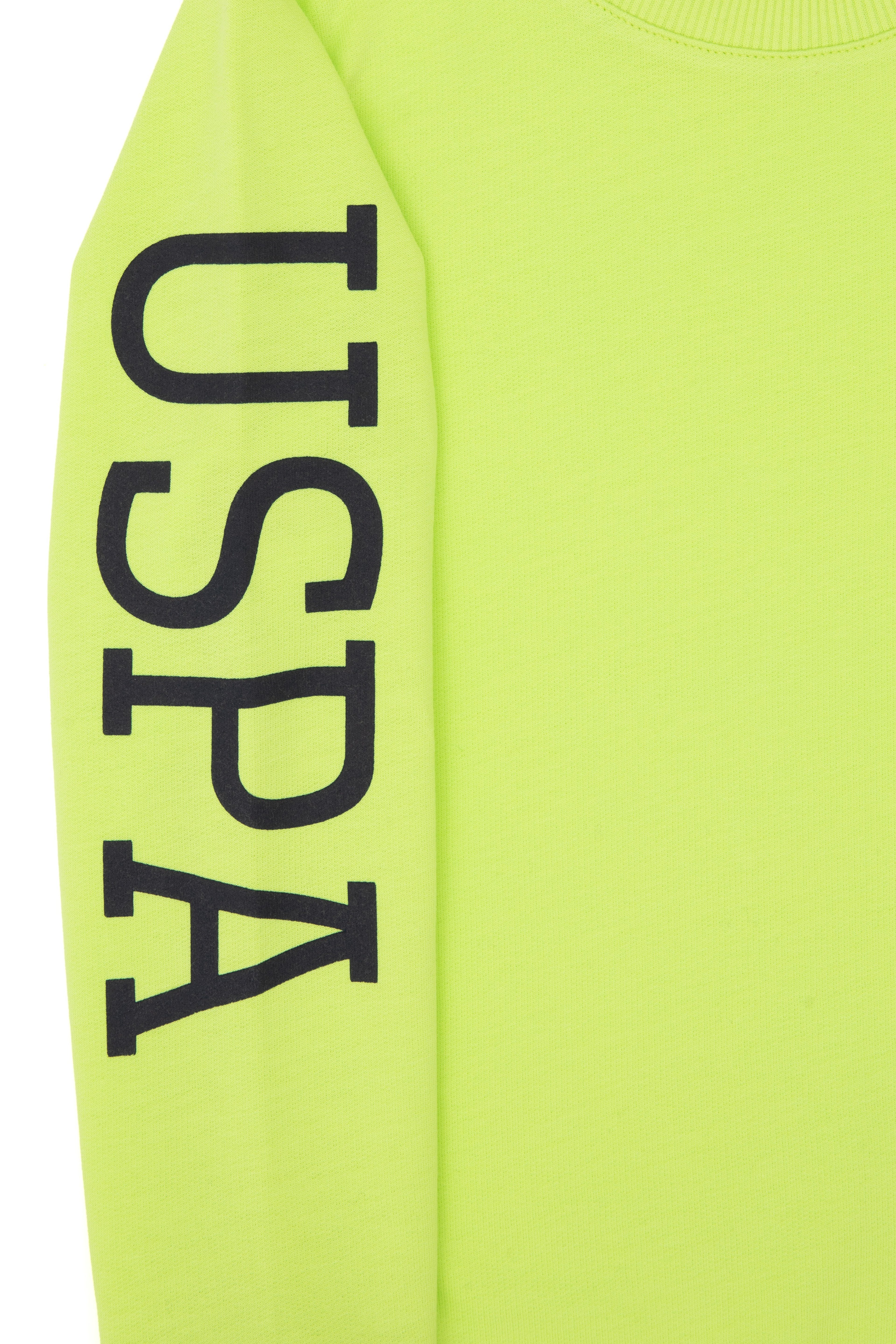 Erkek Çocuk Yeşil Basic Bisiklet Yaka Sweatshirt - Image 5