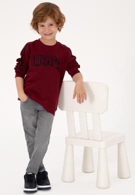 Erkek Çocuk Gri Jean Pantolon - 50316704013