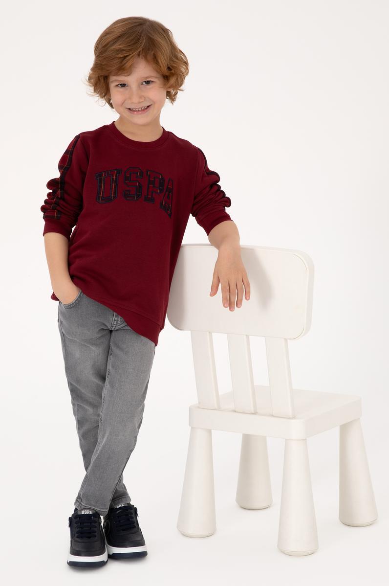 Erkek Çocuk Gri Jean Pantolon