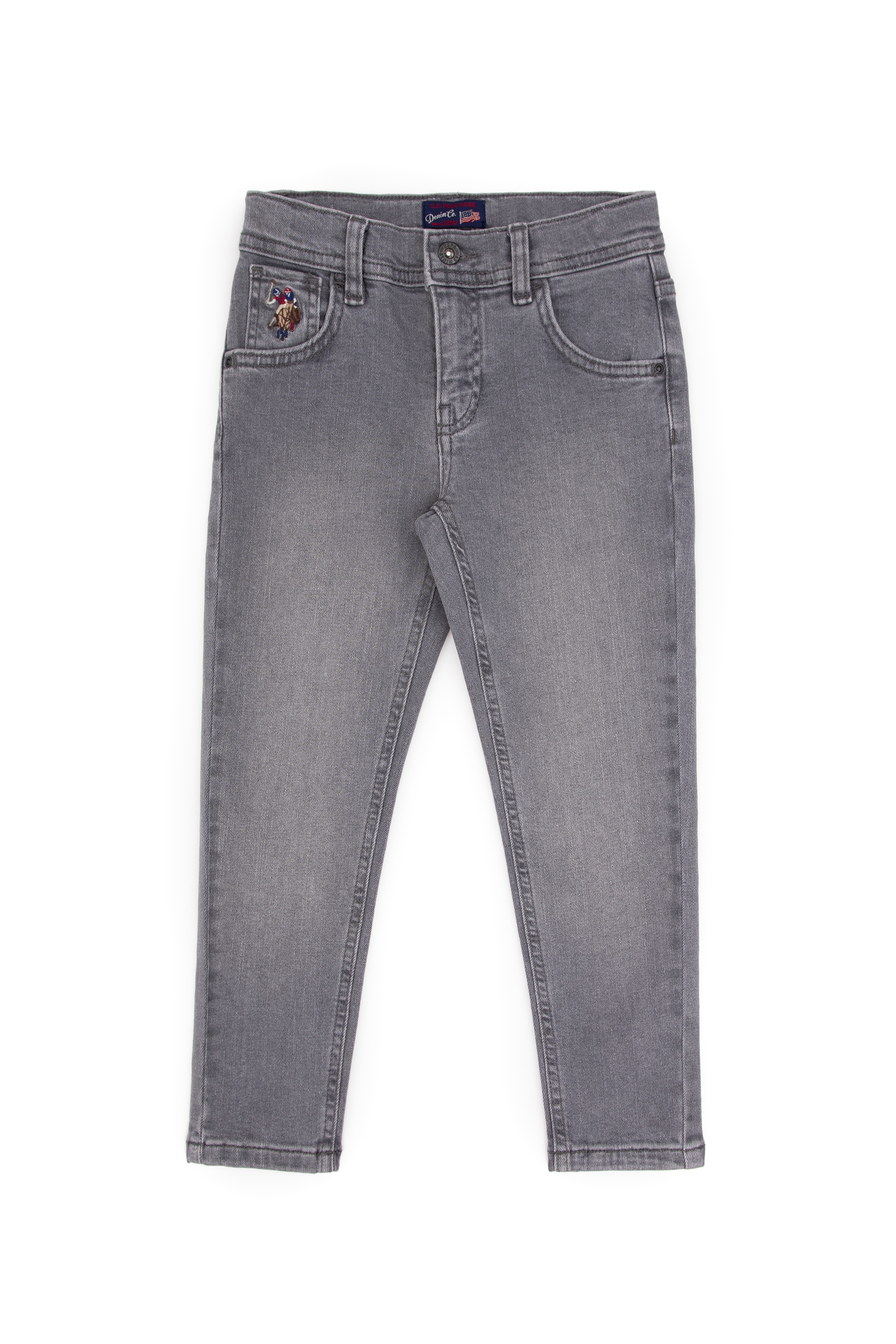 Erkek Çocuk Gri Jean Pantolon - Image 4
