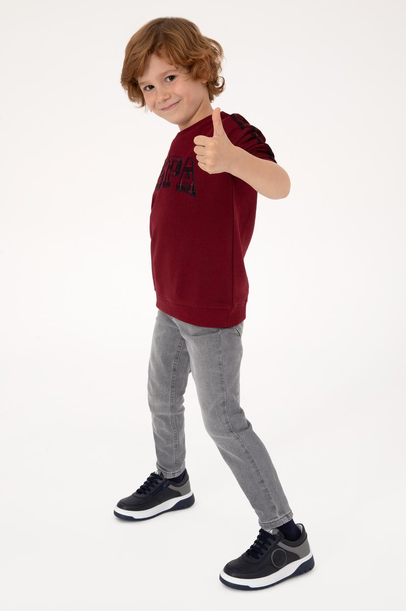 Erkek Çocuk Gri Jean Pantolon