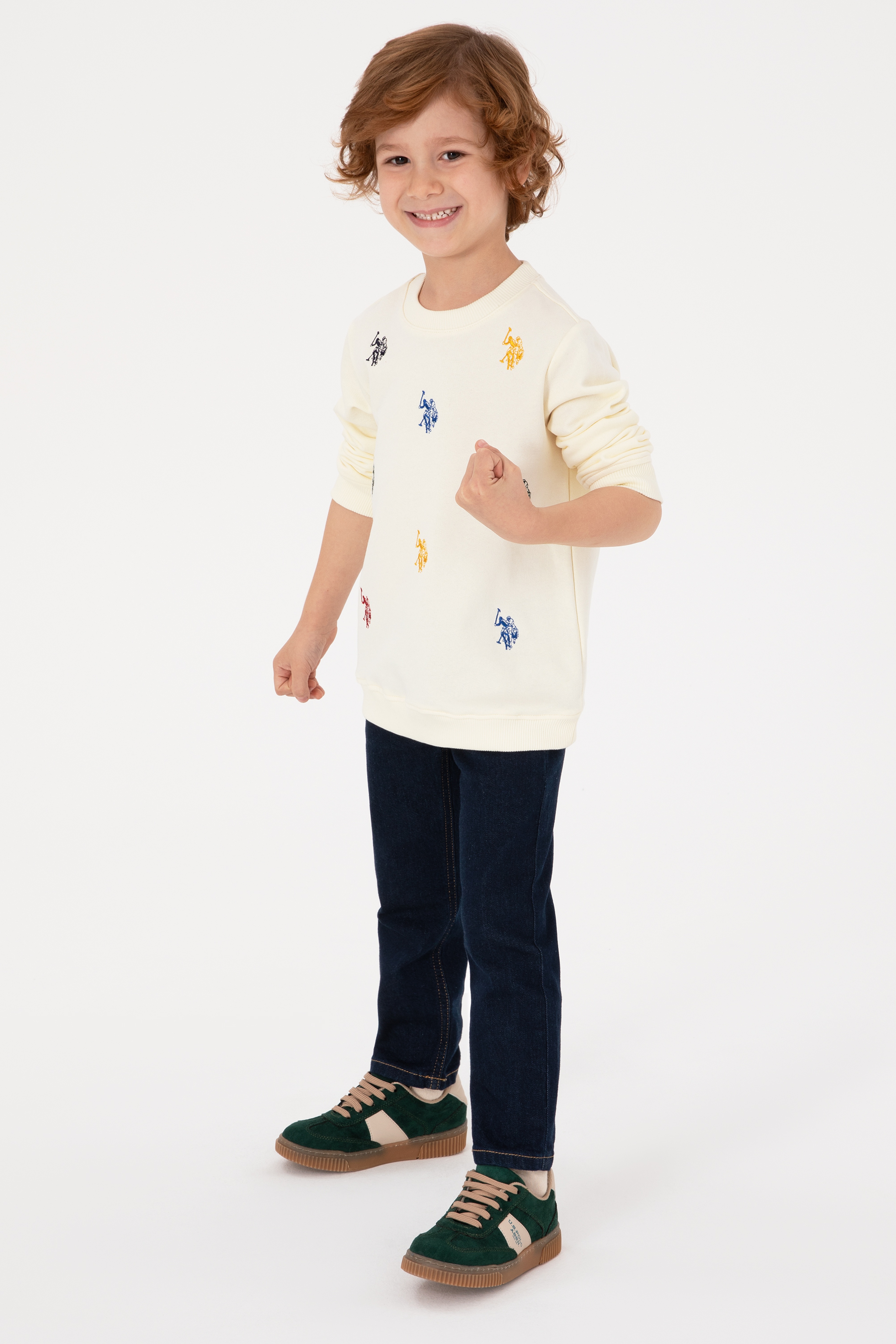 Erkek Çocuk Yeşil Jean Pantolon - Image 2