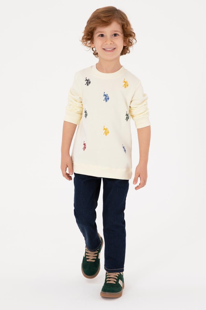 Erkek Çocuk Yeşil Jean Pantolon