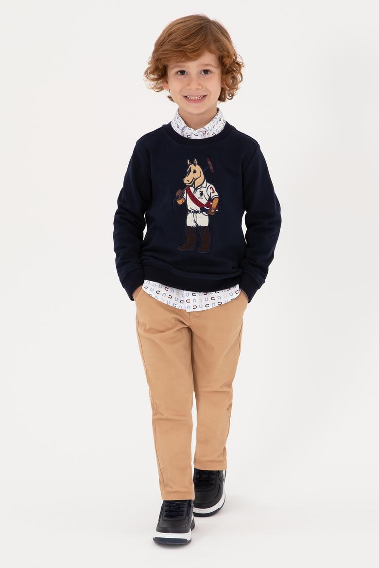 Erkek Çocuk Camel Kanvas Pantolon - 50317211031