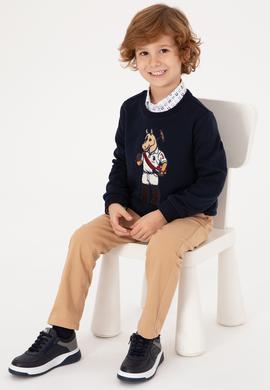 Erkek Çocuk Camel Kanvas Pantolon - 50317211031