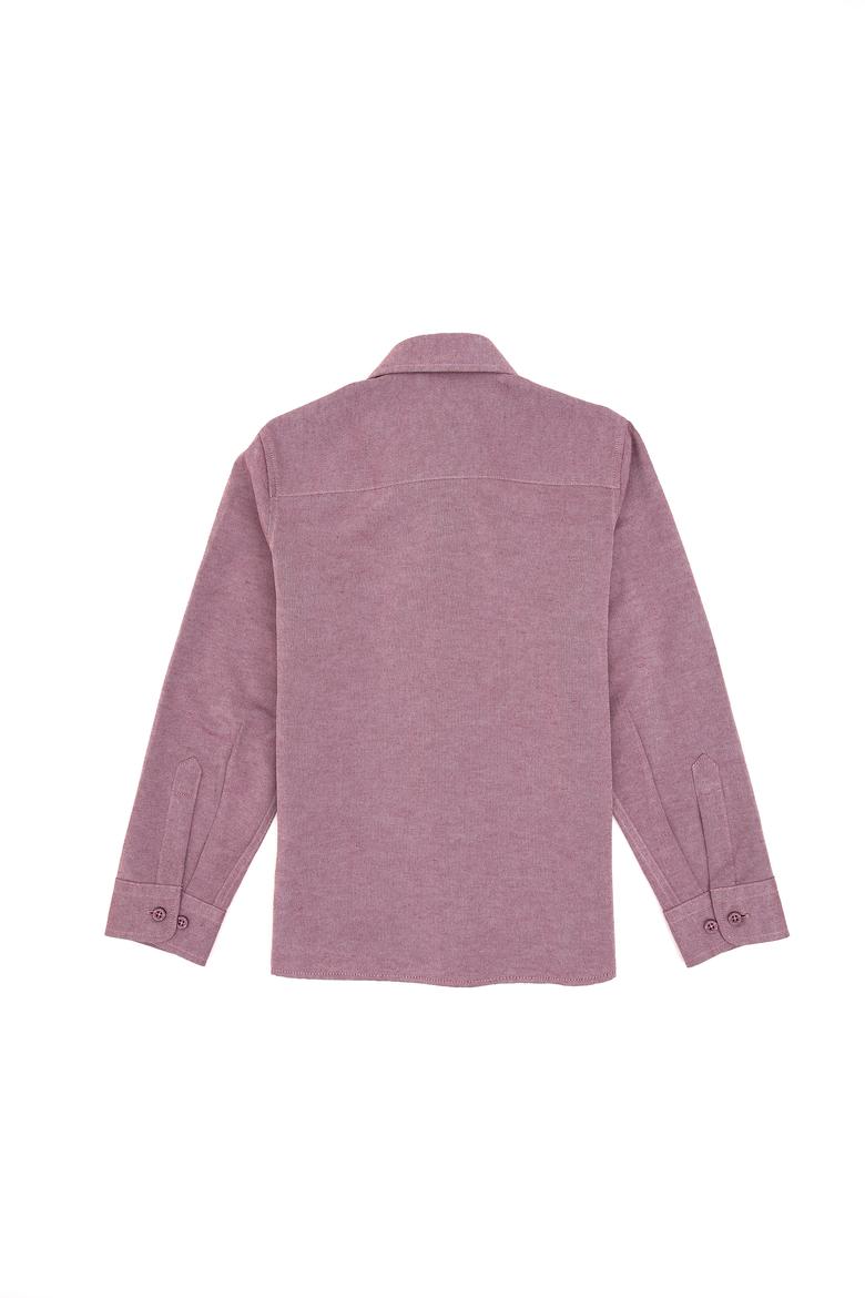 Erkek Çocuk Bordo Uzun Kollu Basic Gömlek - 50316801063